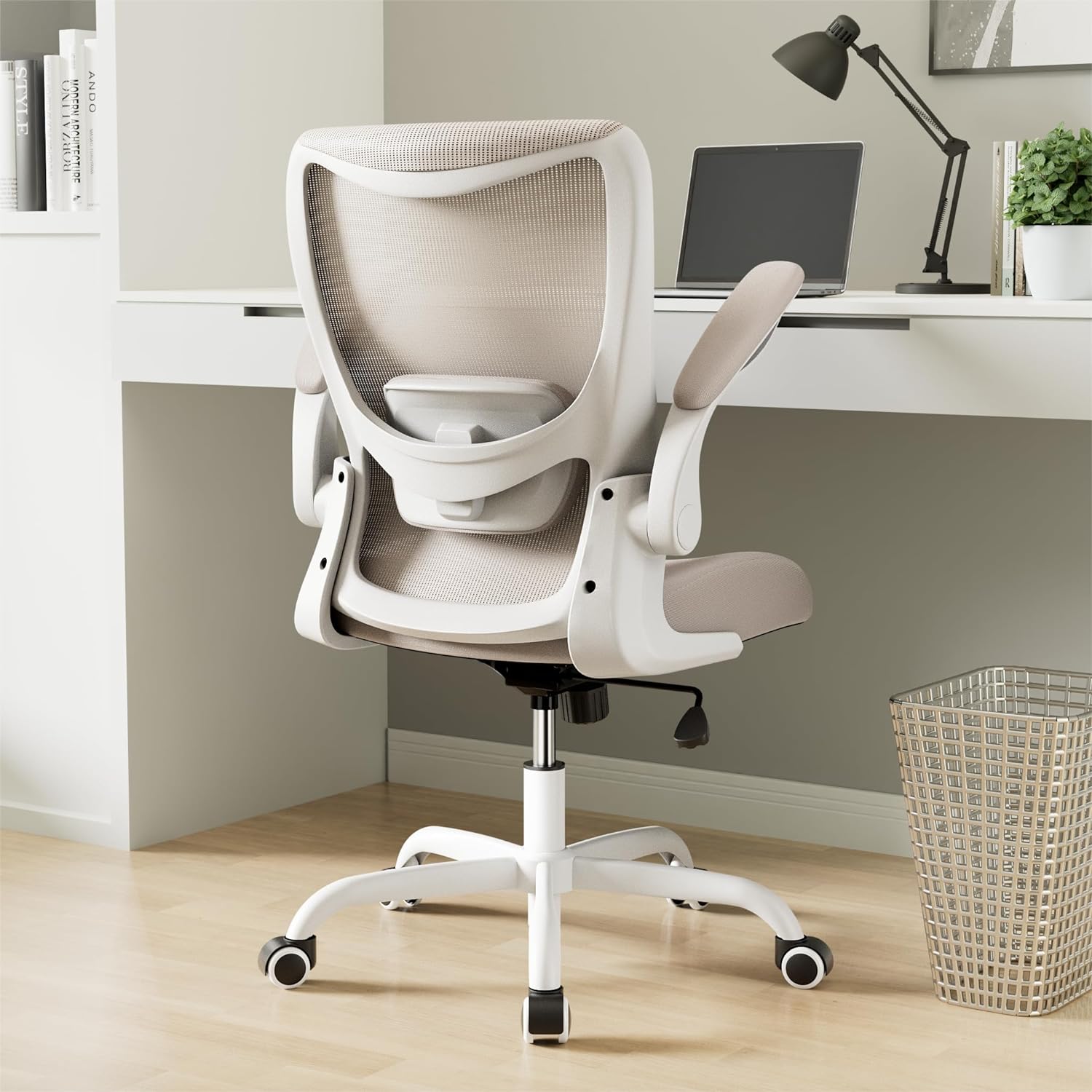 Office Chair, Ergonomic Desk Chair with Adjustable Lumbar Support and 