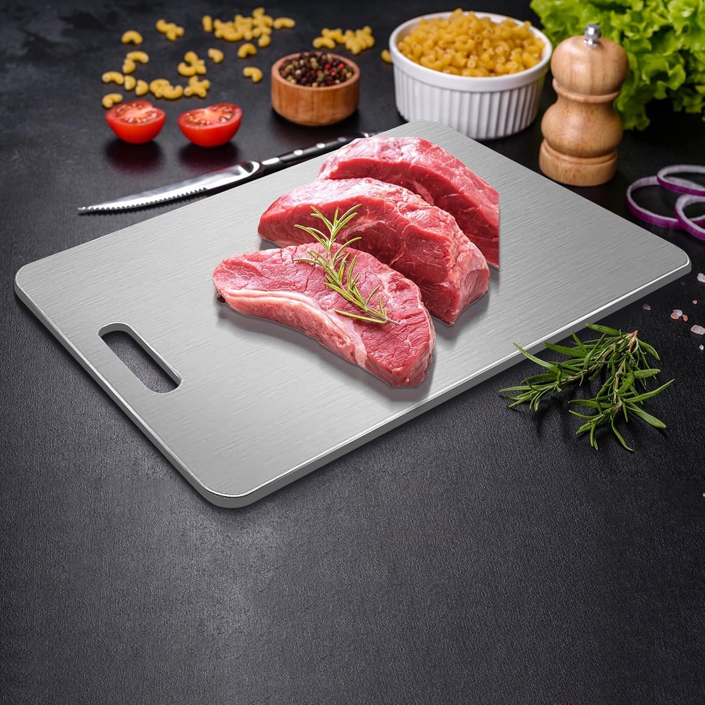 Kitchen Chopping Board - Meal Prep Kitchen Tool Double-Sided,Chopping 
