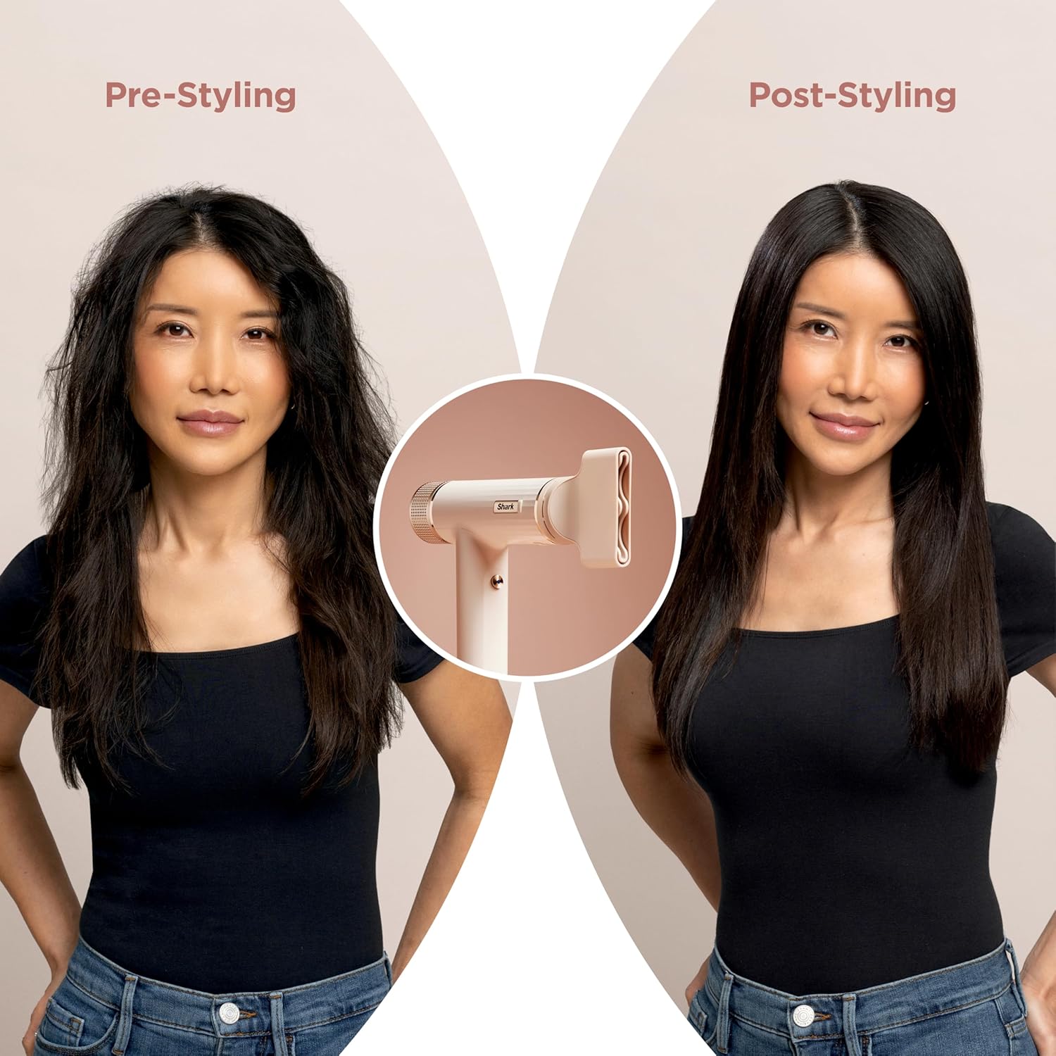 Shark Hair Dryer | SpeedStyle | No Heat Damage Hair Styling Tool | 3 S