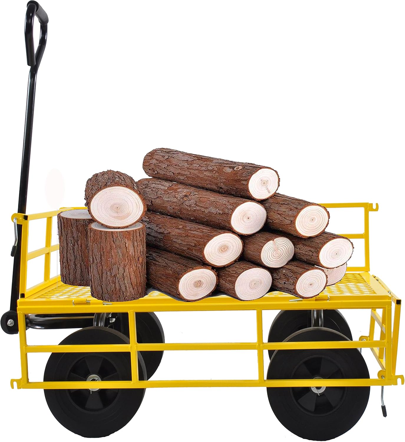 Garden Cart Outdoor Utility Wagon with Solid Wheels Beach Wagon,All Te