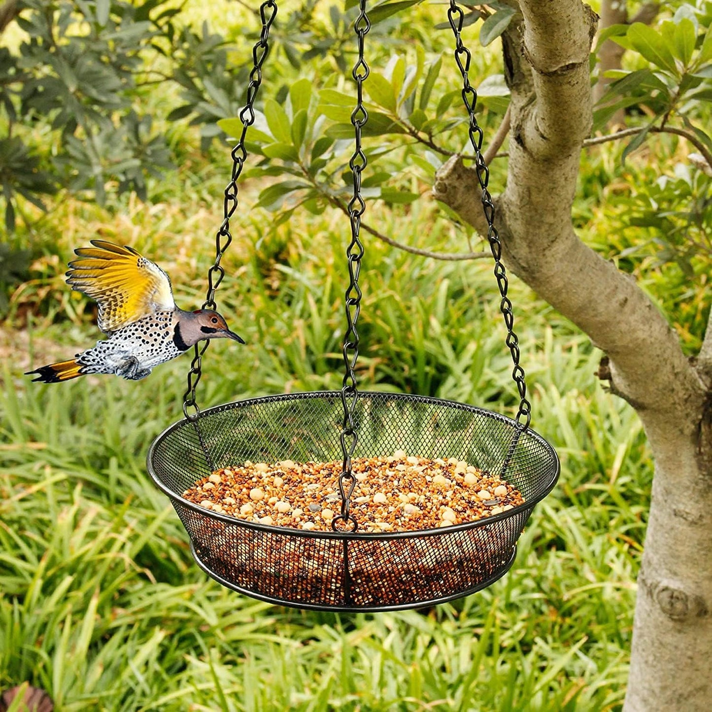 Hanging Bird Feeder, Birdfeeder Hanging for Garden Yard Outside Hangin