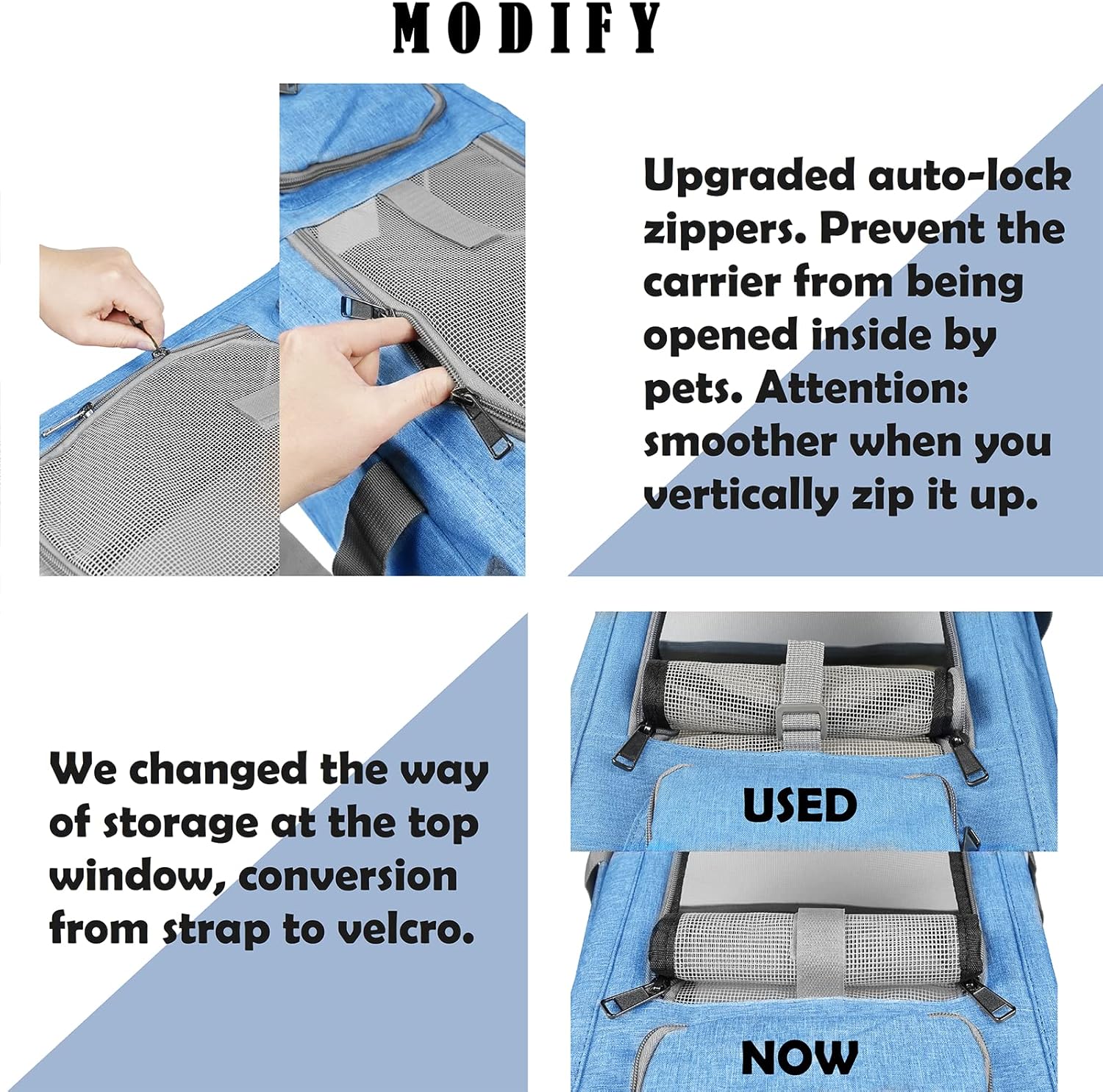 Pet Carrier for Large and Medium Cats, Soft-Sided Pet Carrier for Big 
