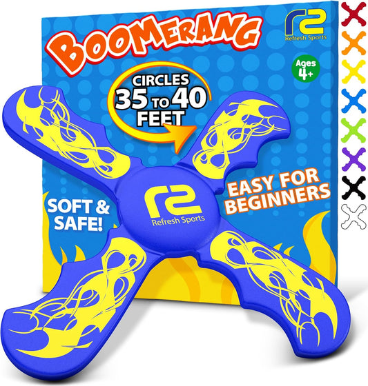 Fun Boomerang for Kids - Easter Basket Stuffers - Soft & Easy to Use -
