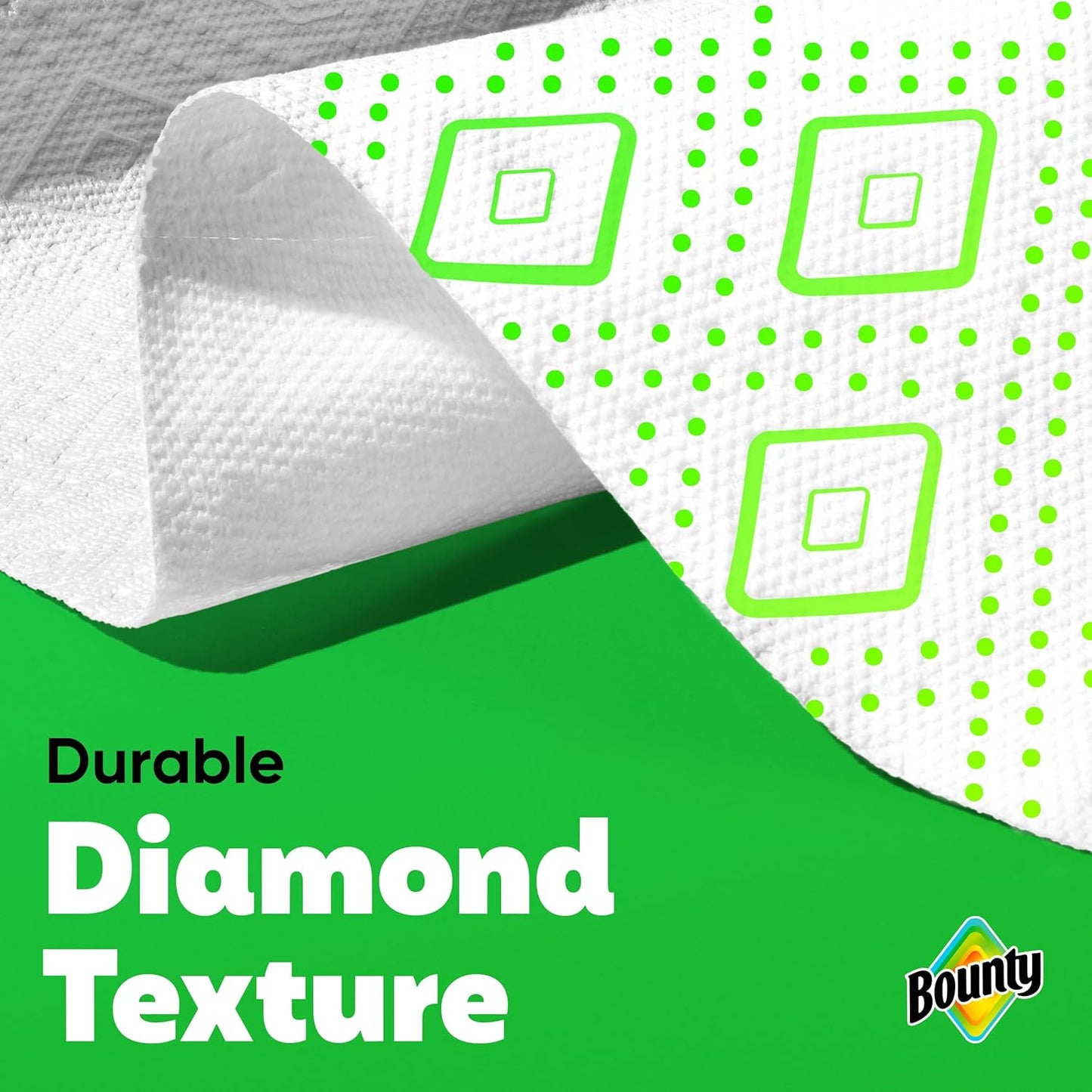 Bounty Full Sheet Paper Towels, White, 2 Triple Rolls = 6 Regular Rolls (Packaging May Vary)