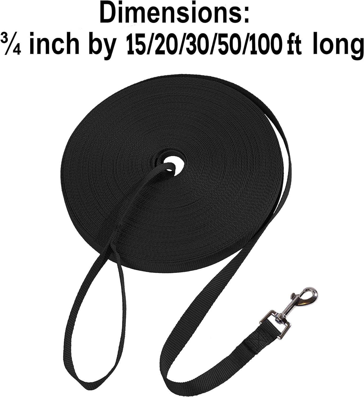Hi Kiss Dog/Puppy Obedience Recall Training Agility Lead - 15ft 20ft 3