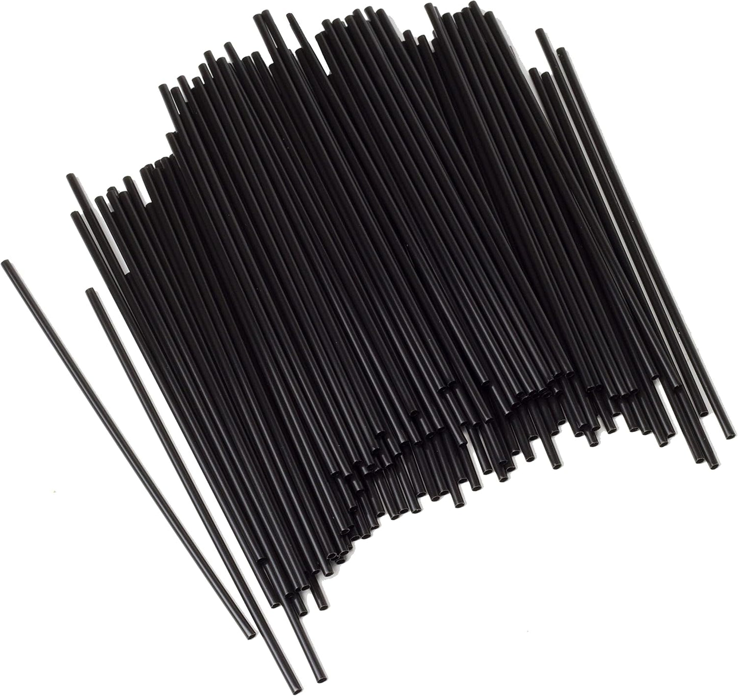 Chef Craft 5 Inch Coffee Stirrer Straws-Set of 150, Pack of 1, black