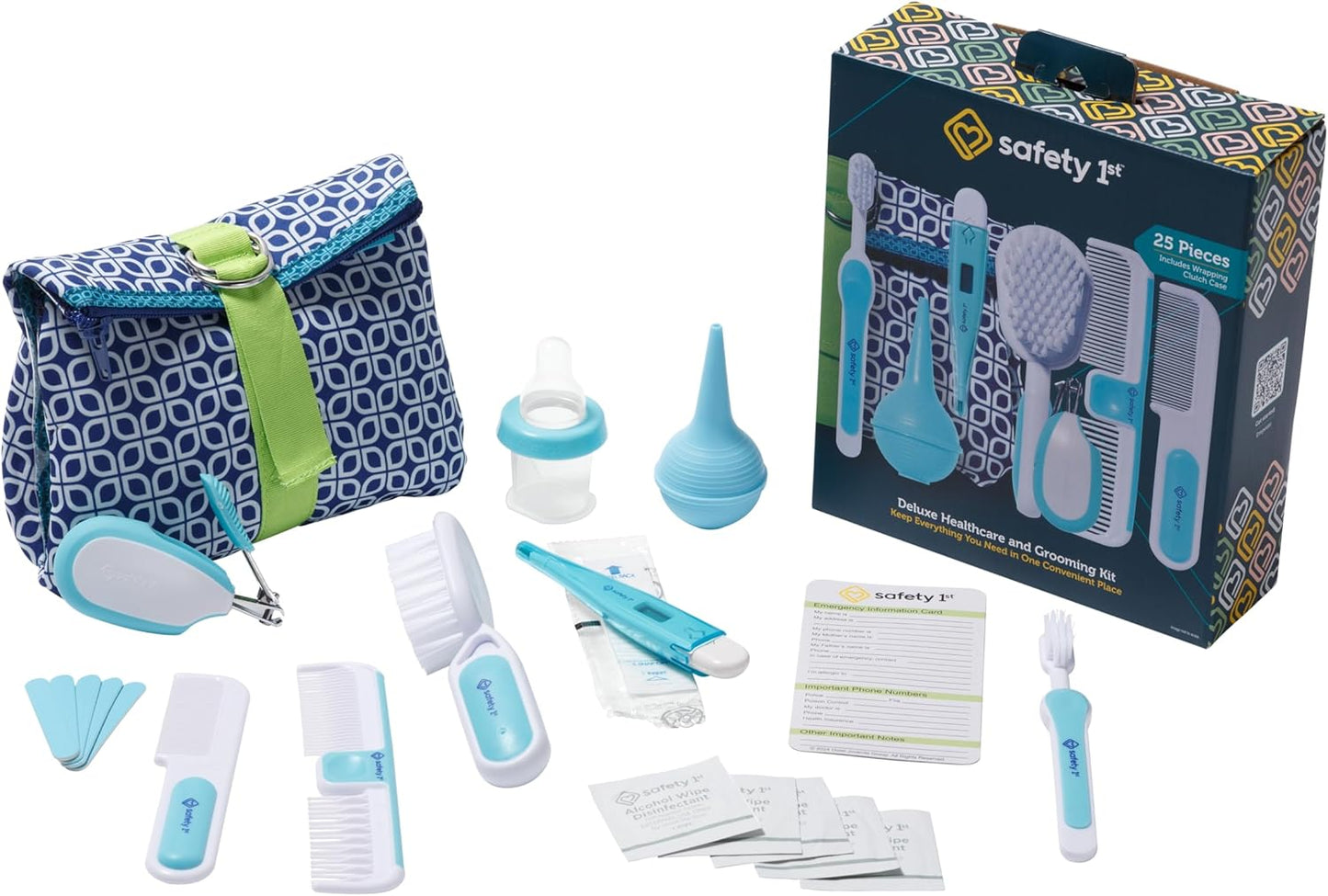 Safety 1st Deluxe Baby Healthcare and Grooming Kit, Arctic Blue, Newbo