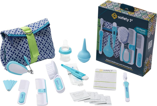 Safety 1st Deluxe Baby Healthcare and Grooming Kit, Arctic Blue, Newbo
