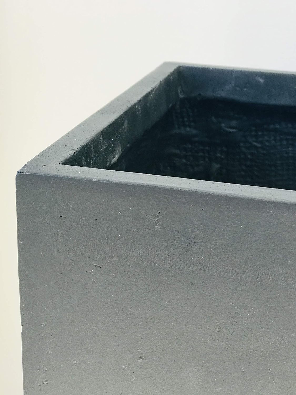 Kante 12 Inch Square Concrete Planter for Outdoor Indoor Home Patio Ga