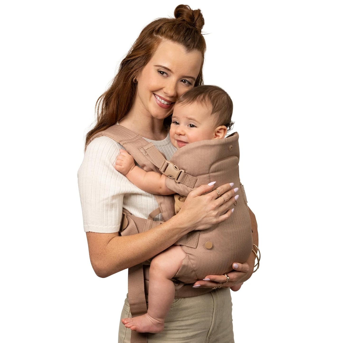 Infantino Flip Luxe 4-in-1 Convertible Baby Carrier, Ergonomic Infant 