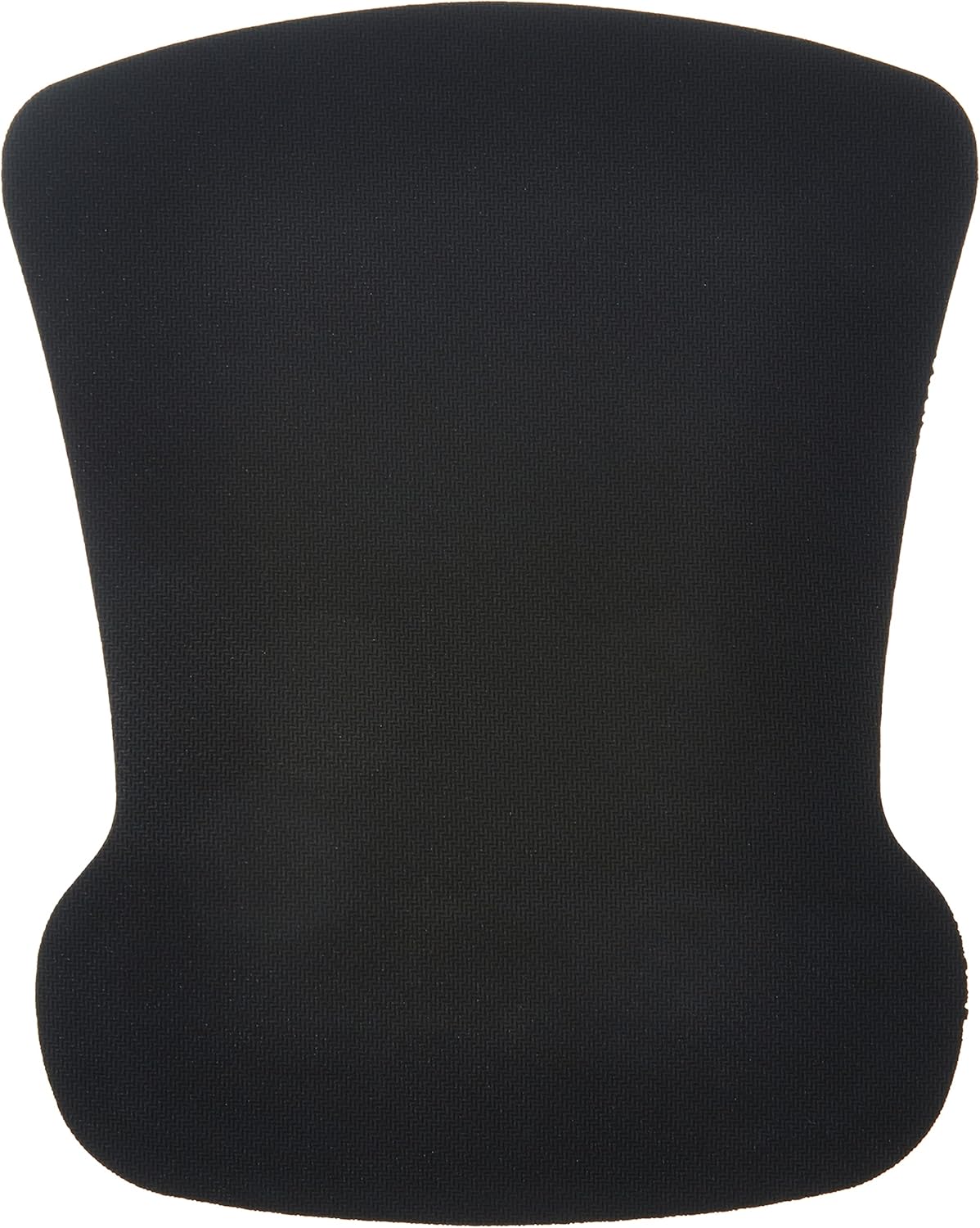 Amazon Basics Irregular Ergonomic Gel Computer Mouse Pad with Wrist Support for Pain Relief, Non-Slip, 10.1L x 8.1W inches, Black