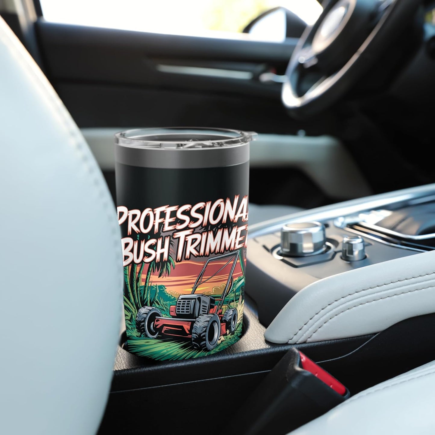 Professional Bush Trimmer Lawn Tractor Mowing Care Stainless Steel Insulated Tumbler