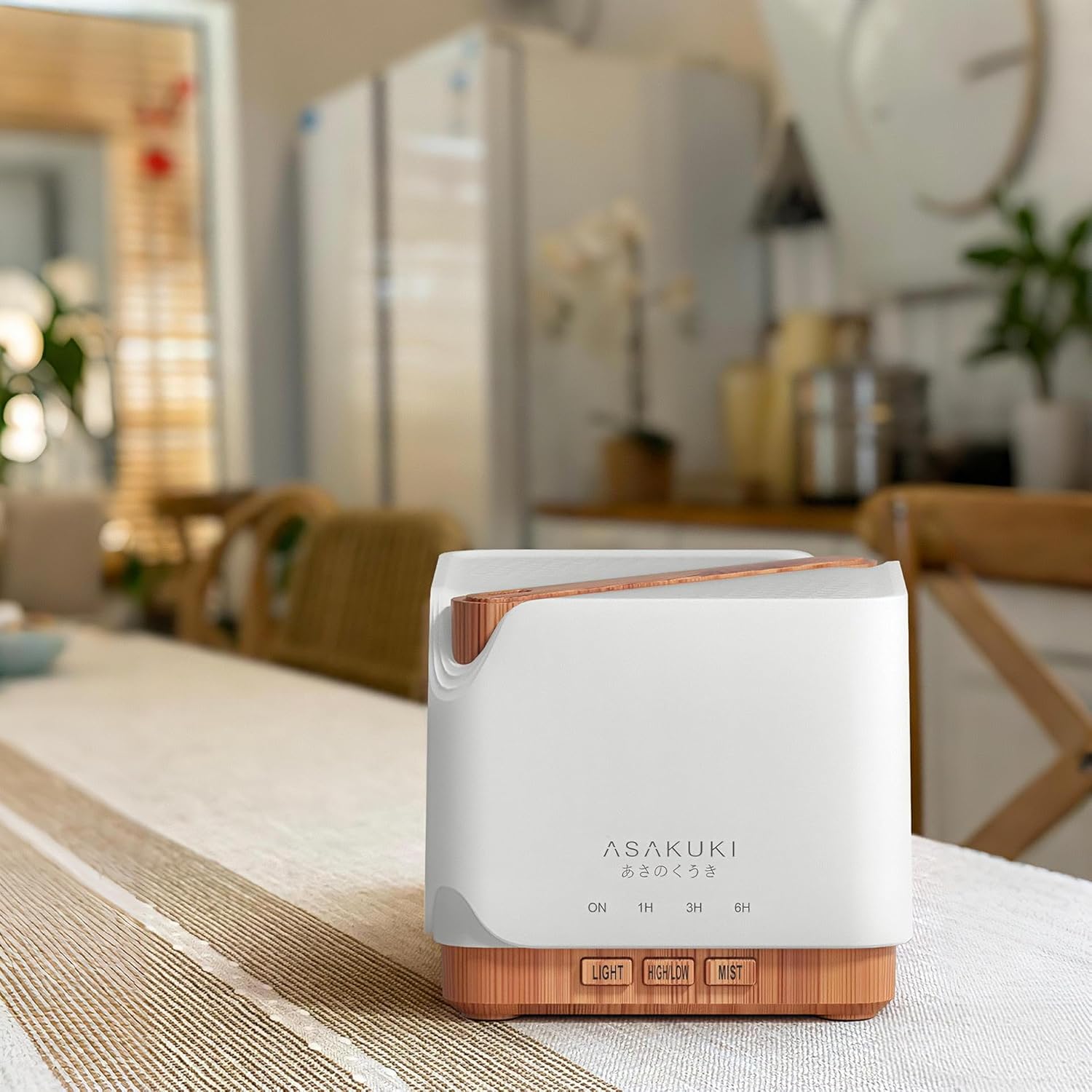 ASAKUKI Essential Oil Diffuser for Home, Large 700 ml Humidifier with 