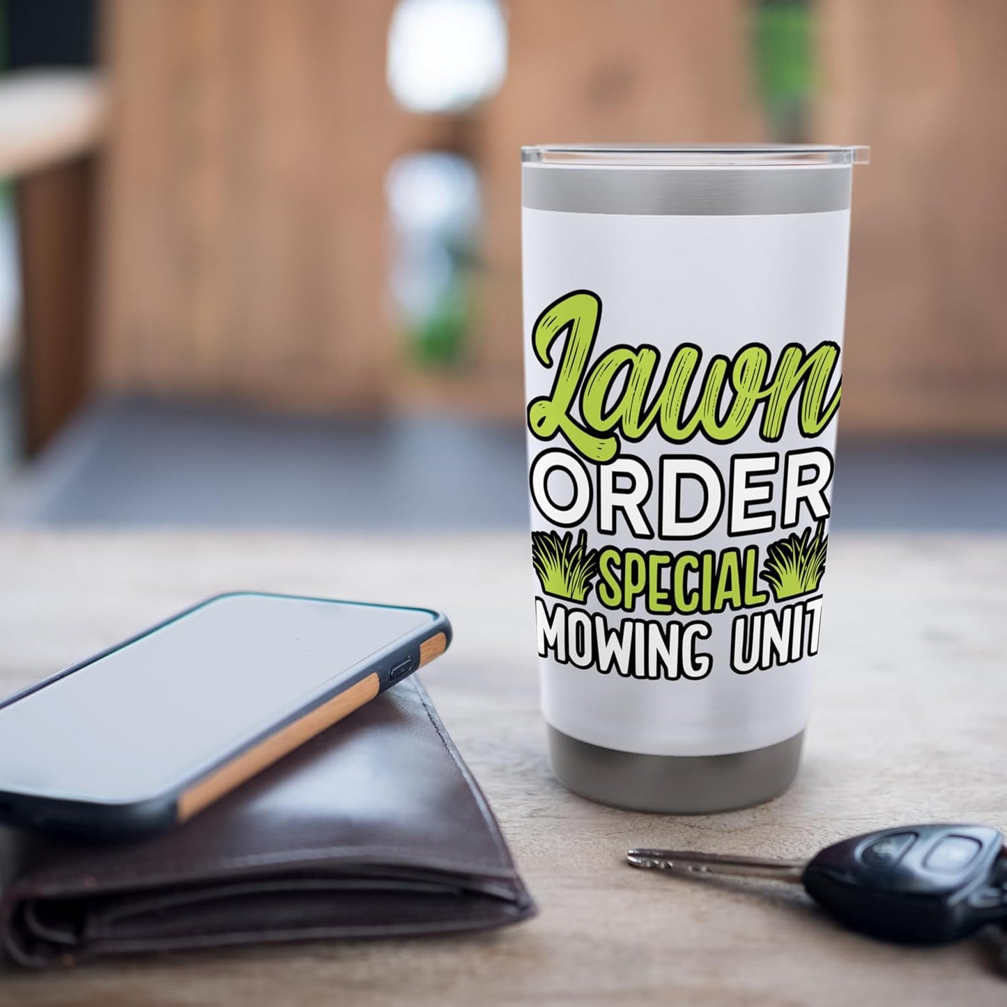 Lawn Order Special Mowing Unit - Landscaper Lawn Care Stainless Steel Insulated Tumbler