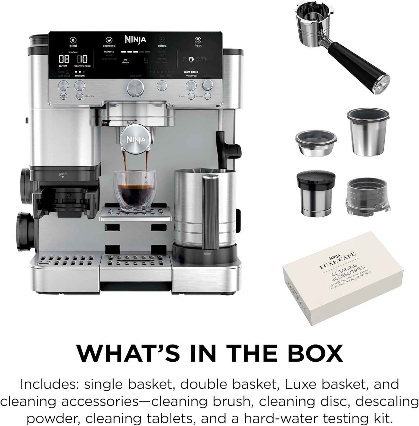Ninja Luxe Café 3-in-1 Espresso, Drip Coffee and Cold Brew Machine | I