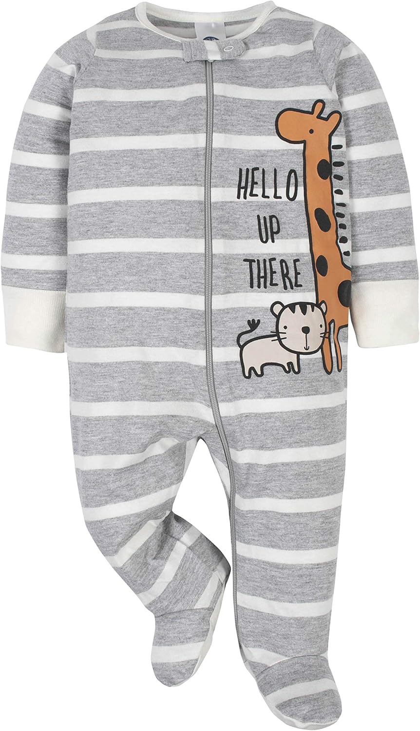 Gerber baby-boys 4 Pack Sleep 'N Play Footie
