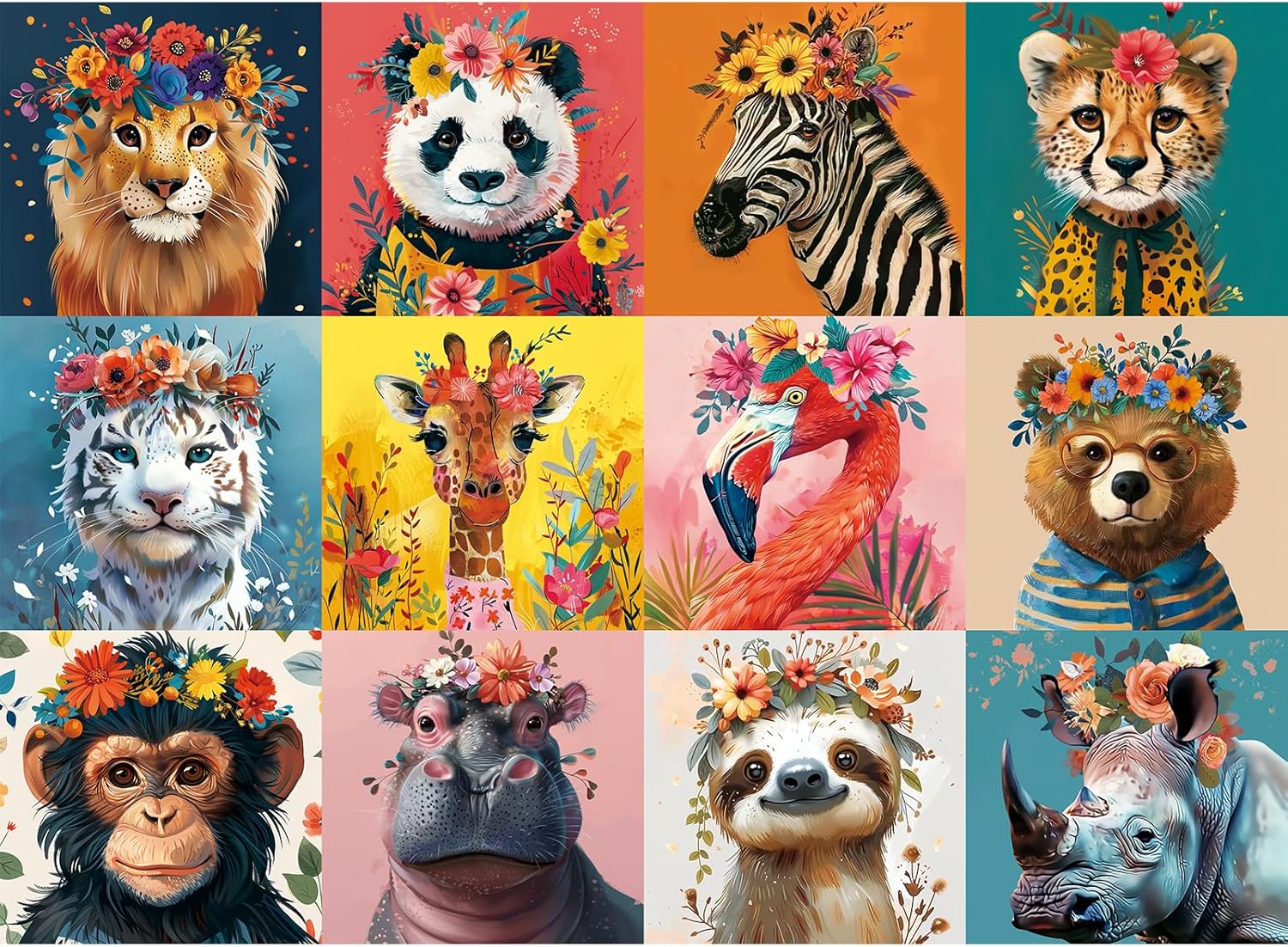 500 Piece Puzzles for Adults,Beautiful Wild Animals Jigsaw Puzzle for 