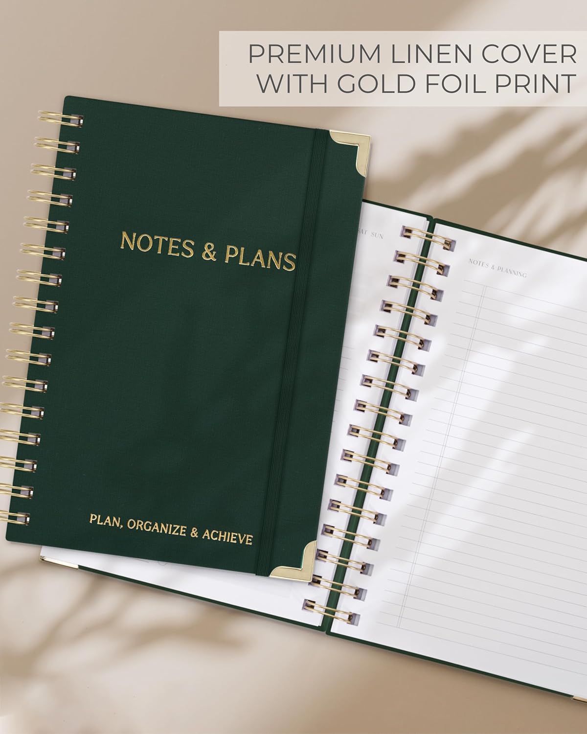 ZICOTO Aesthetic Daily Planner And Notebook With Hourly Schedule - Aes