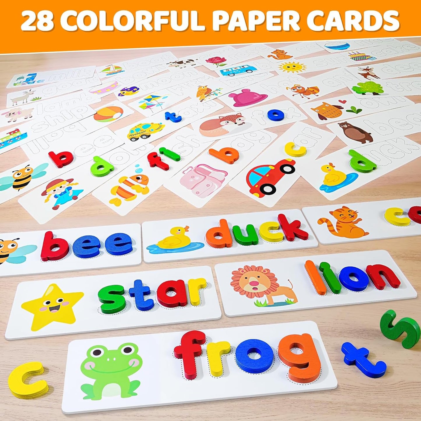 BEESTECH Alphabet ABC Learning Educational Toys for 3 4 5 Years Old Bo
