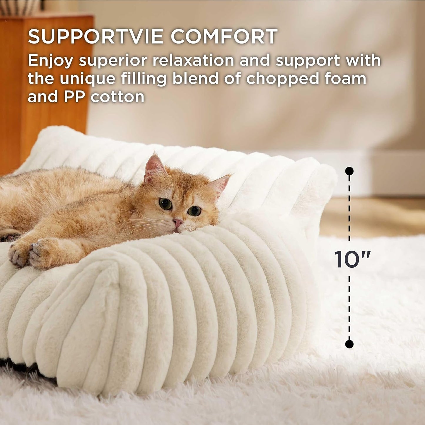 Bedsure ComfyFleece™ Cute Cat Couch for Pets - As Seen on TV on Good D