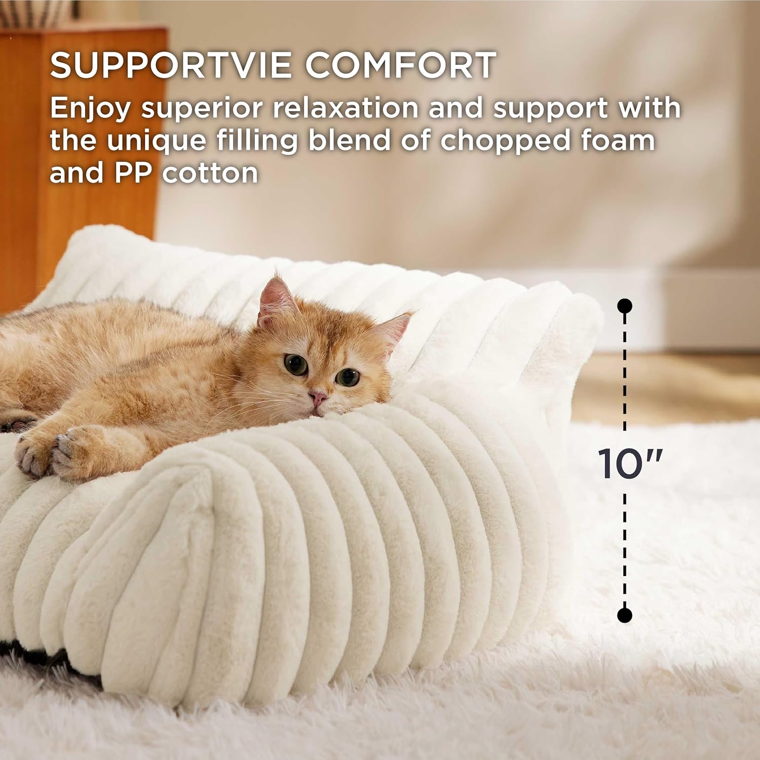 Bedsure ComfyFleece™ Cute Cat Couch for Pets - As Seen on TV on Good D