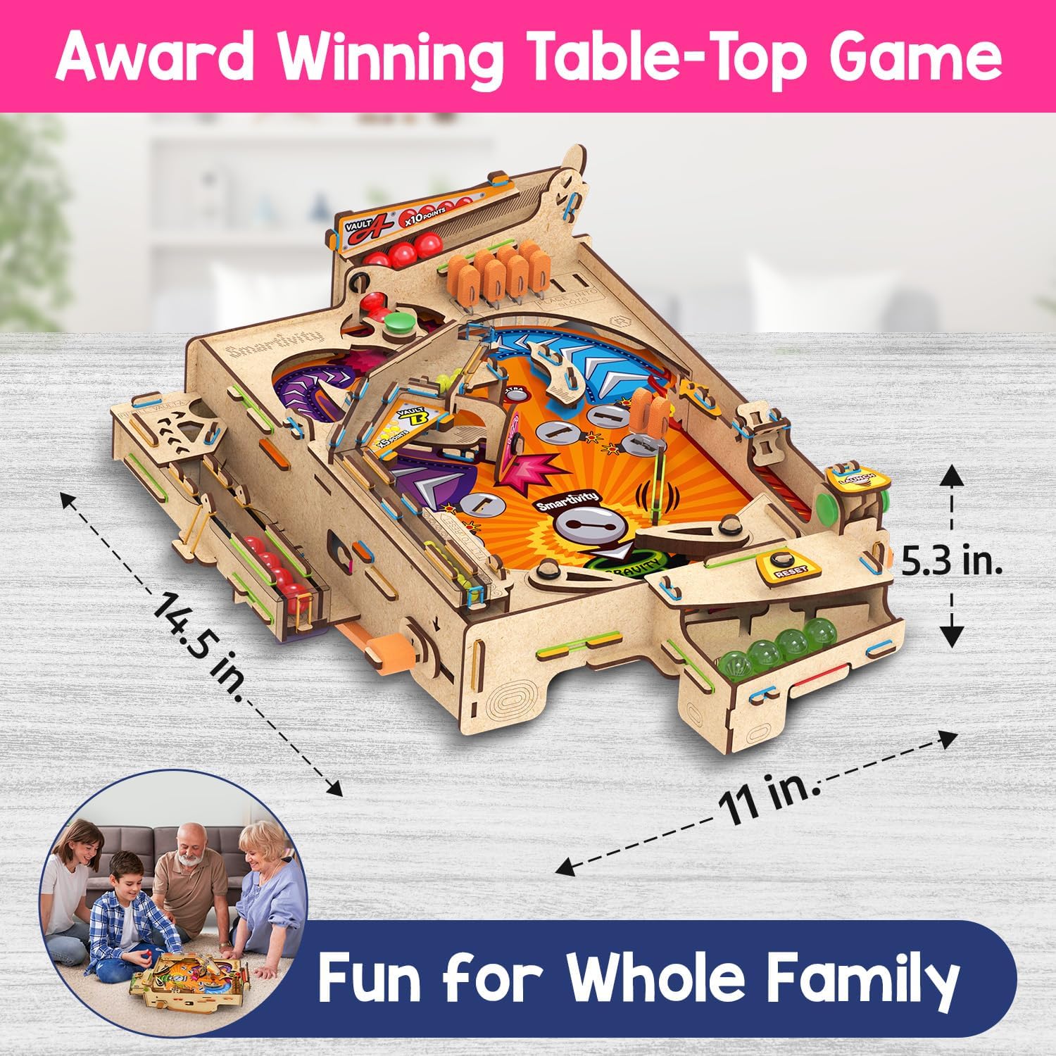 Smartivity DIY Pinball Machine for Kids 8-14 Years Old | Global Award 