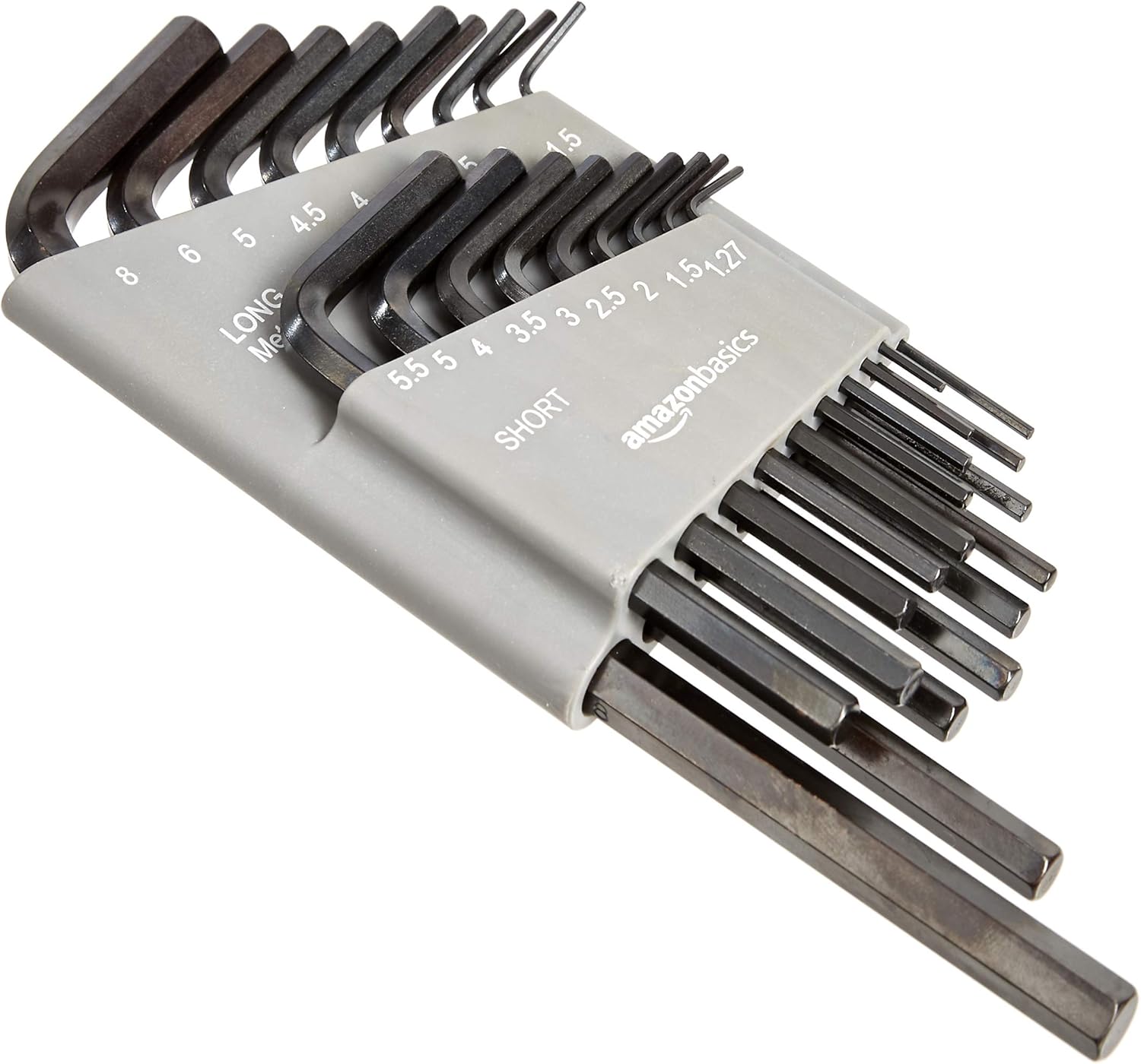 Amazon Basics 36-Piece Allen Wrench/Hex Key Set, SAE & Metric Sizes, C