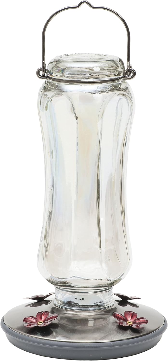 Perky-Pet Starglow Vintage Glass Hummingbird Feeder - 16 fl oz capacit