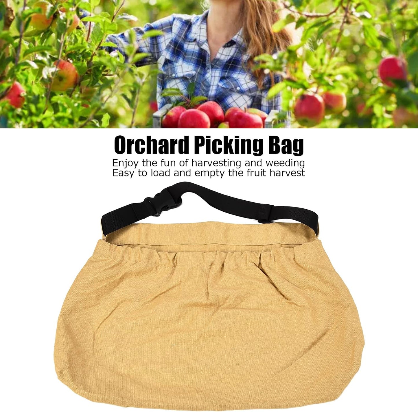 Orchard Picking Bag,Harvest Apron,Orchard Picking Bag Waist Hanging Ox