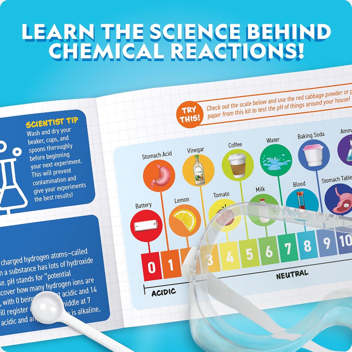National Geographic Amazing Chemistry Set - Chemistry Kit with 100+ Sc