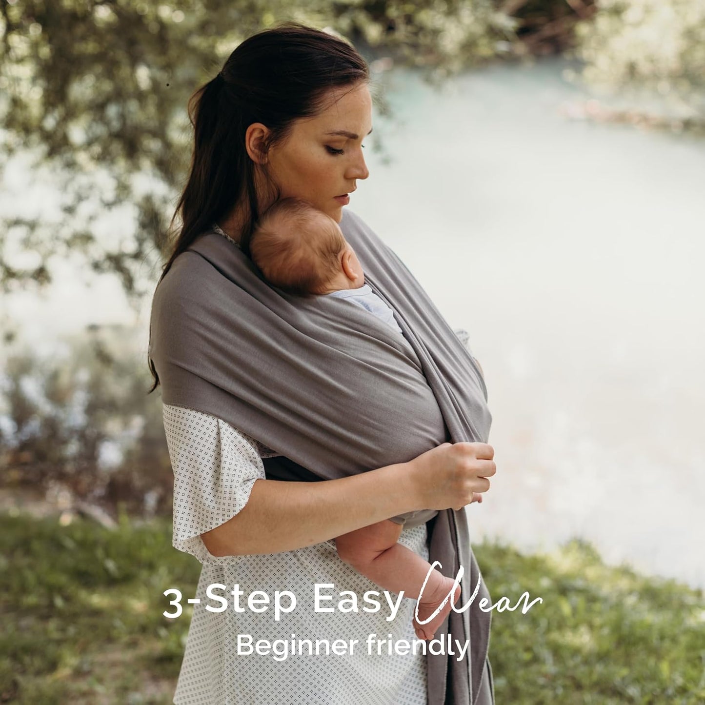 Boba Baby Wrap Carrier – Original Baby Sling Carrier for Newborns (7–3