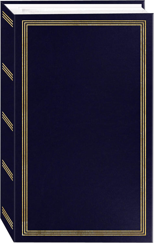 Pioneer Photo Albums STC-504 Navy Blue Photo Album, 504 Pockets 4"x6", 1 Count (Pack of 1)