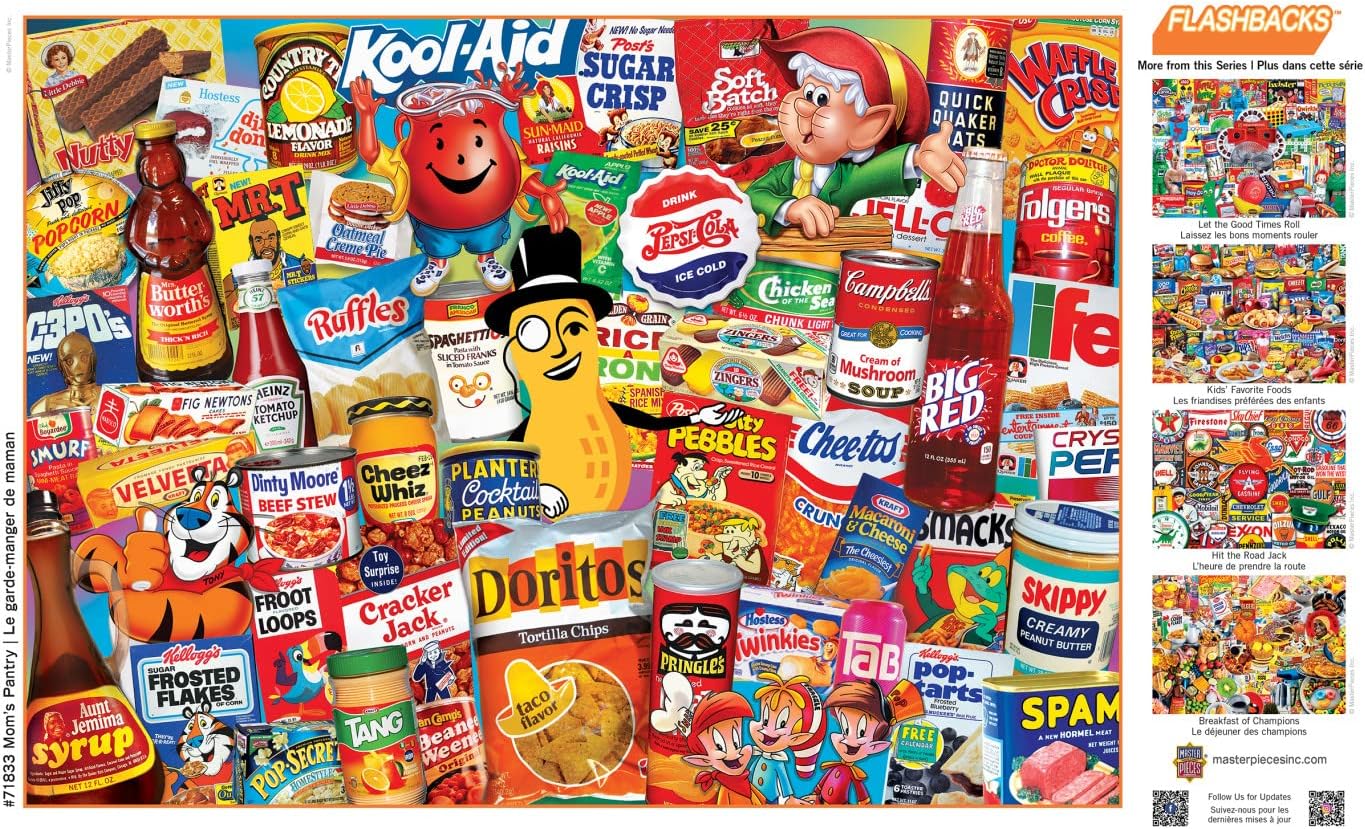 MasterPieces - Mom's Pantry 1000 Piece Jigsaw Puzzle, Fun for Adults &