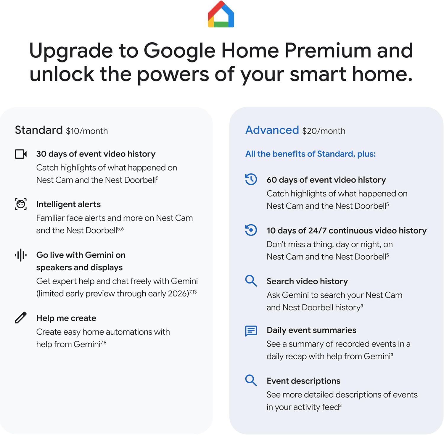 Google Nest Cam Indoor (Wired, 3rd Gen) - Security Camera with 2K Vide