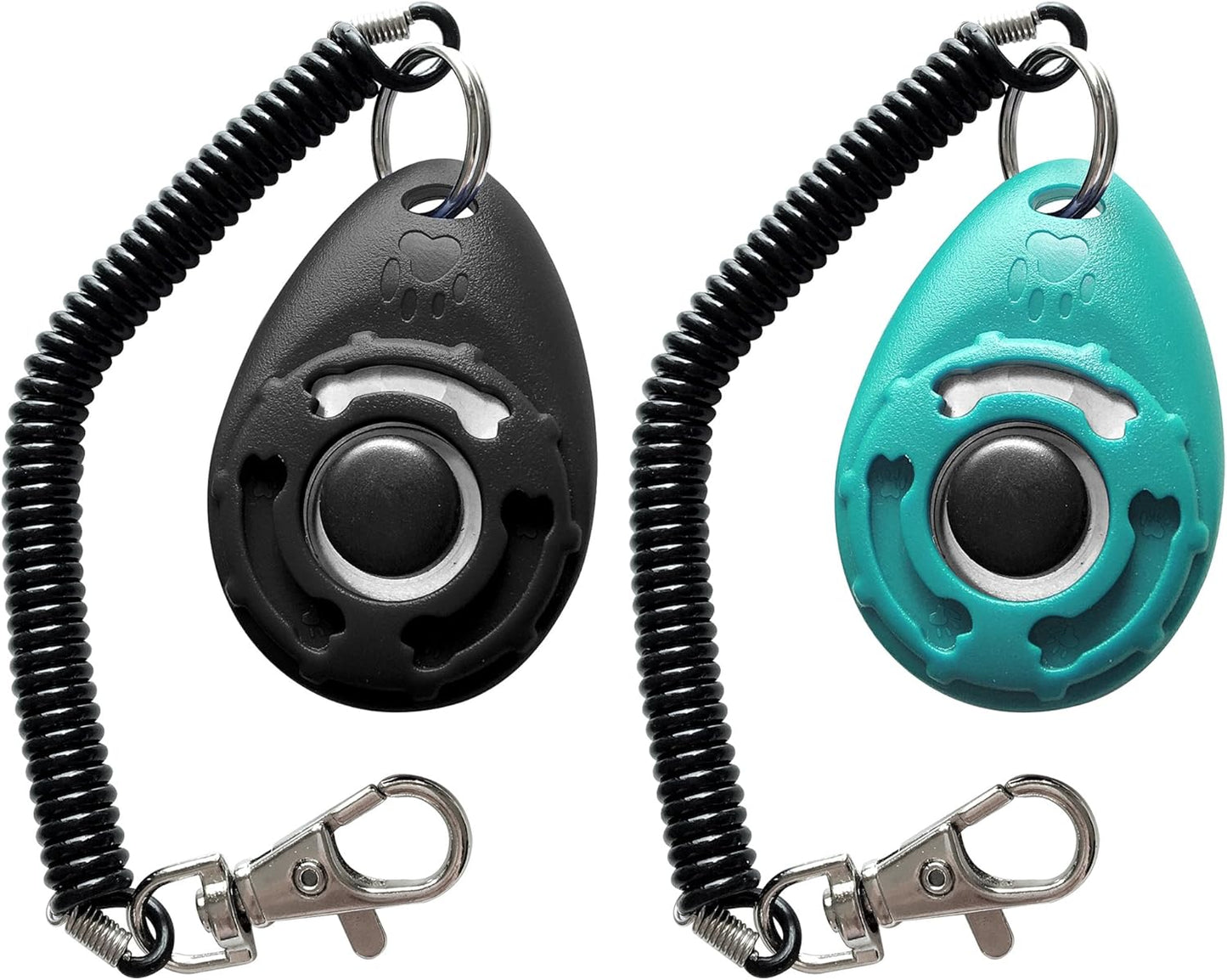 Pet Training Clicker with Wrist Strap - Dog Training Clickers (New Bla