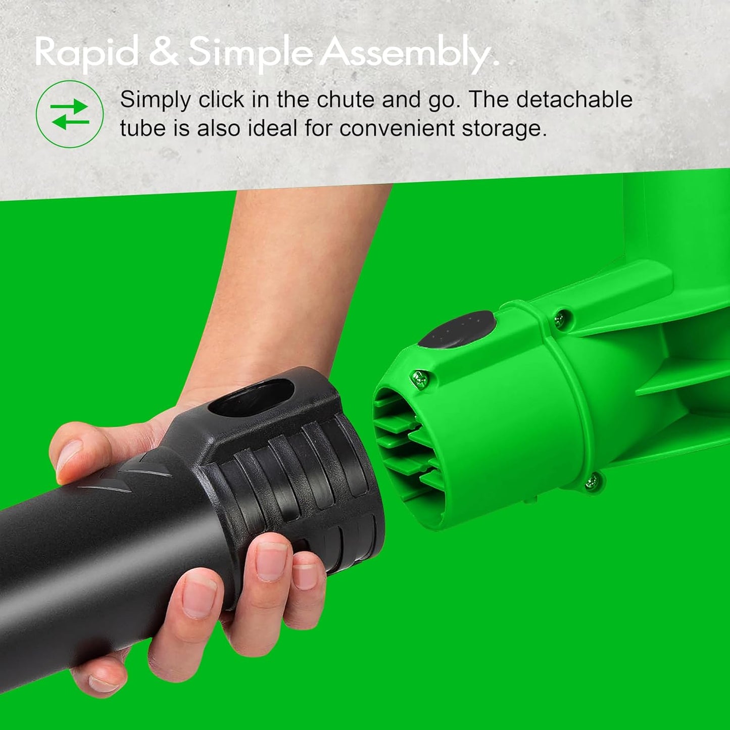 GUEDE Electric Leaf Blower, Corded 7 Amp, 155MPH Air Speed, Lightweigh