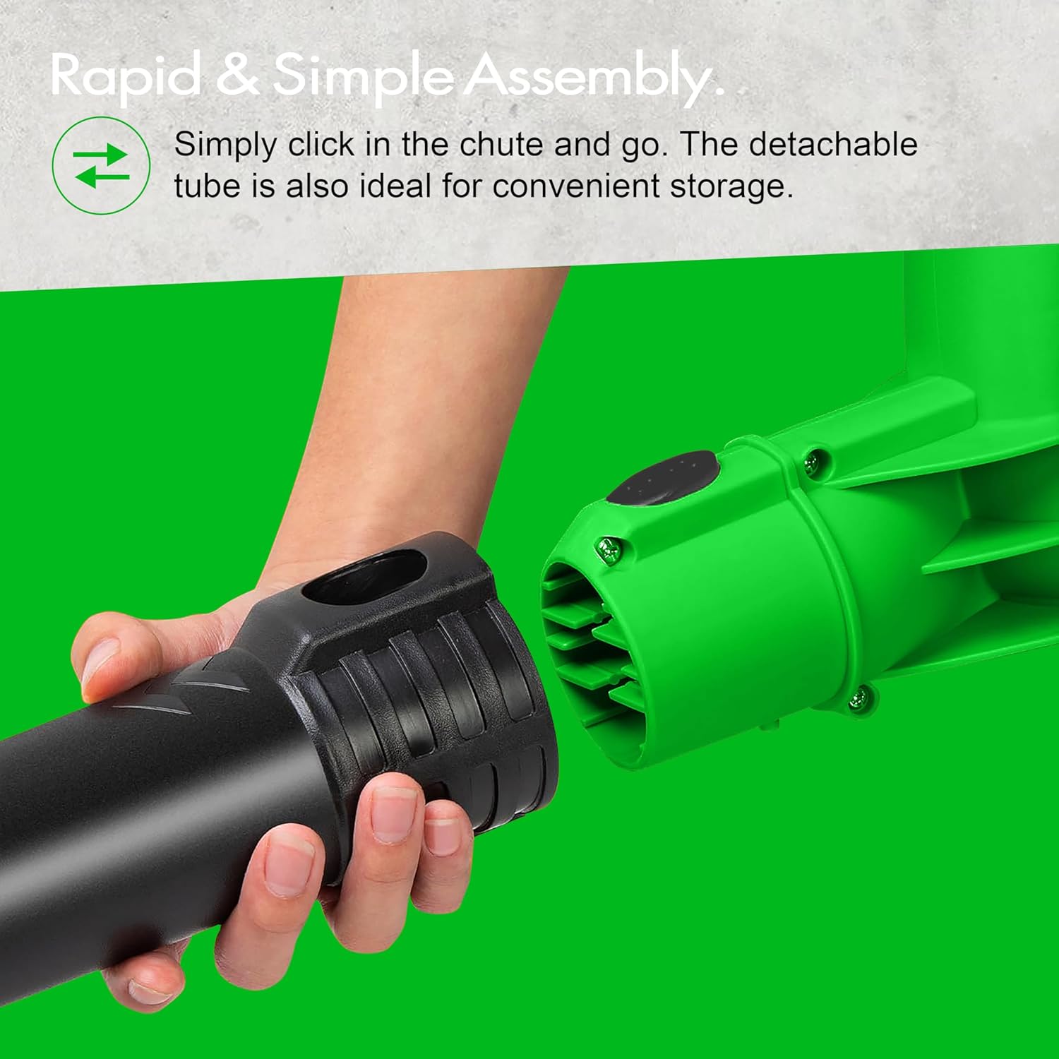 GUEDE Electric Leaf Blower, Corded 7 Amp, 155MPH Air Speed, Lightweigh