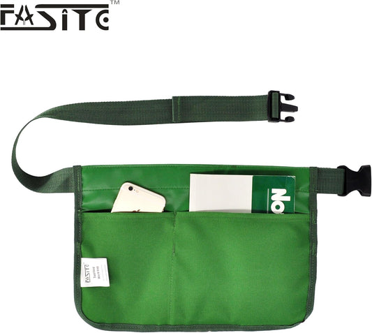 FASITE Gardening Tool Waist Bag Belt, Waterproof Garden Tool Apron wit