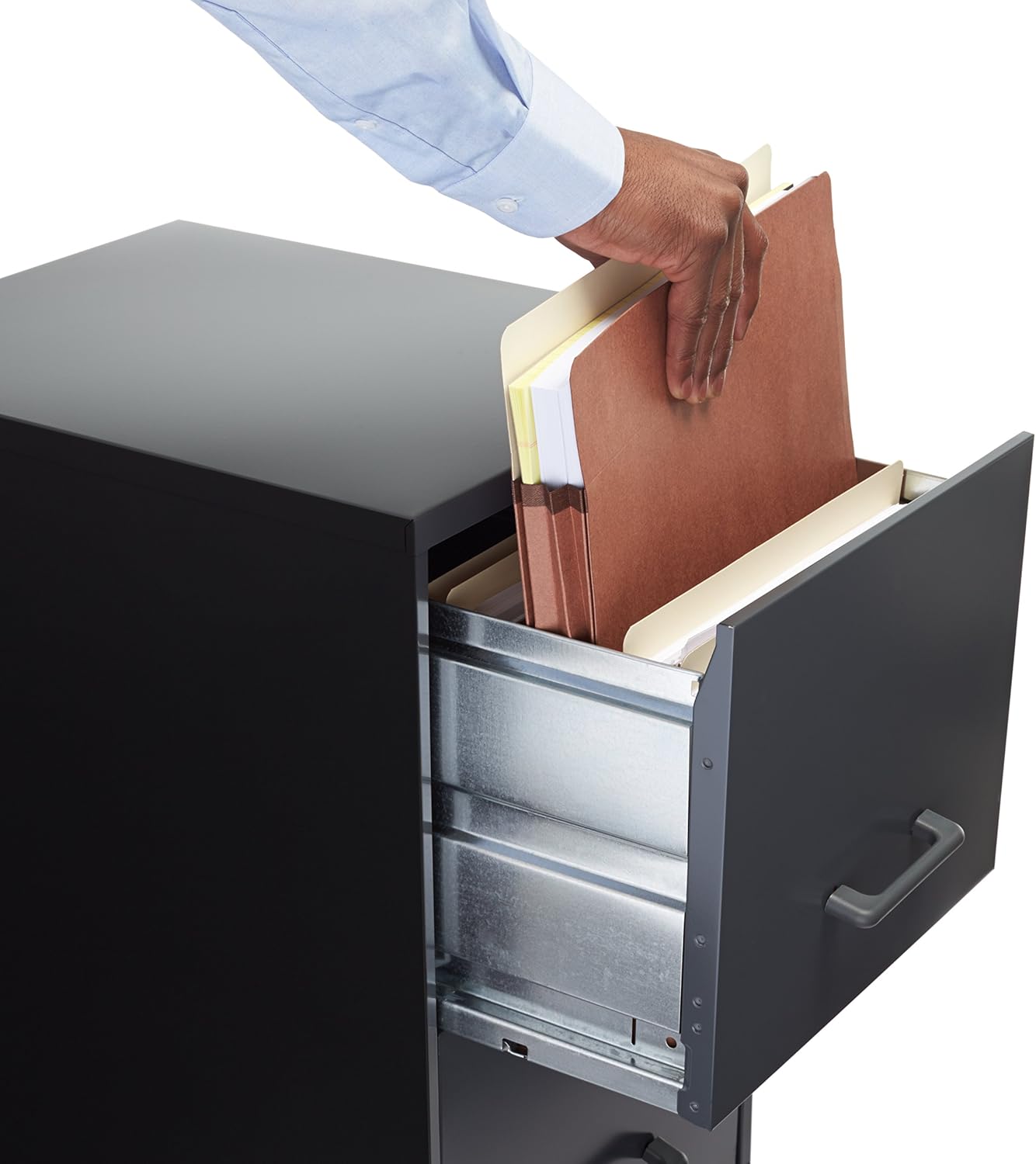 Amazon Basics Expanding File Folder Organizer with Pockets, Letter Siz