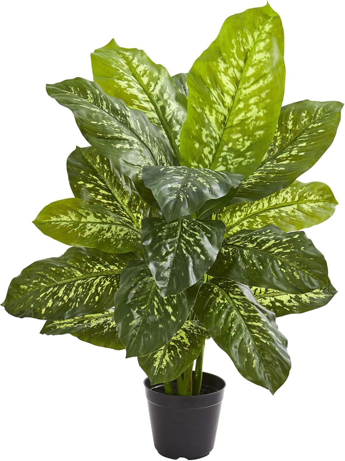 Nearly Natural 34in. Dieffenbachia Artificial Plant (Real Touch)