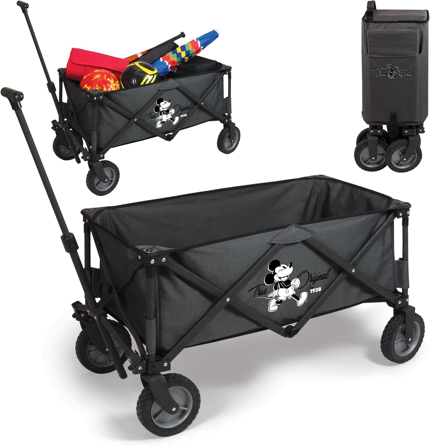 PICNIC TIME Disney Mickey Mouse Adventure Wagon Folding Wagon, Wagon C