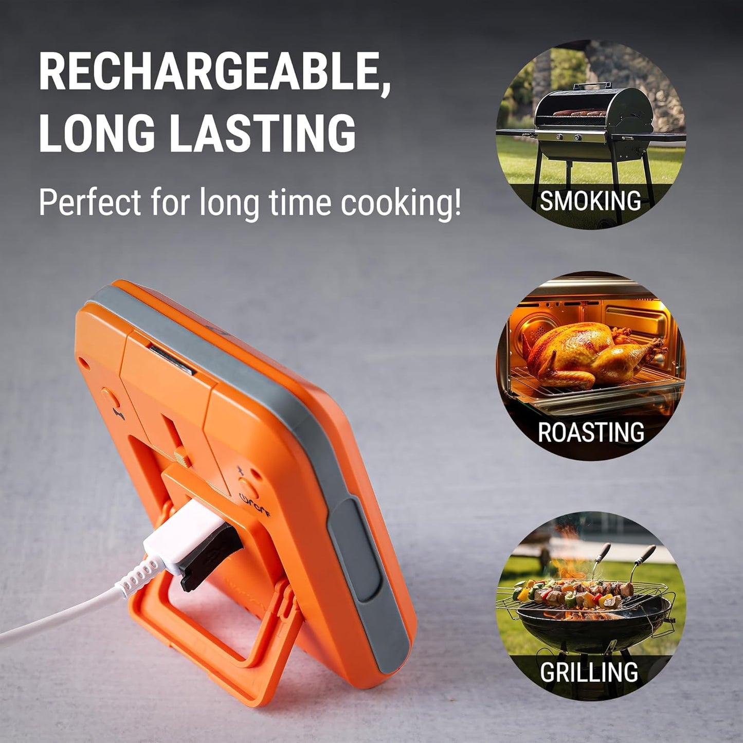 ThermoPro 650 ft Wireless Meat Thermometer Digital for Grilling and Sm