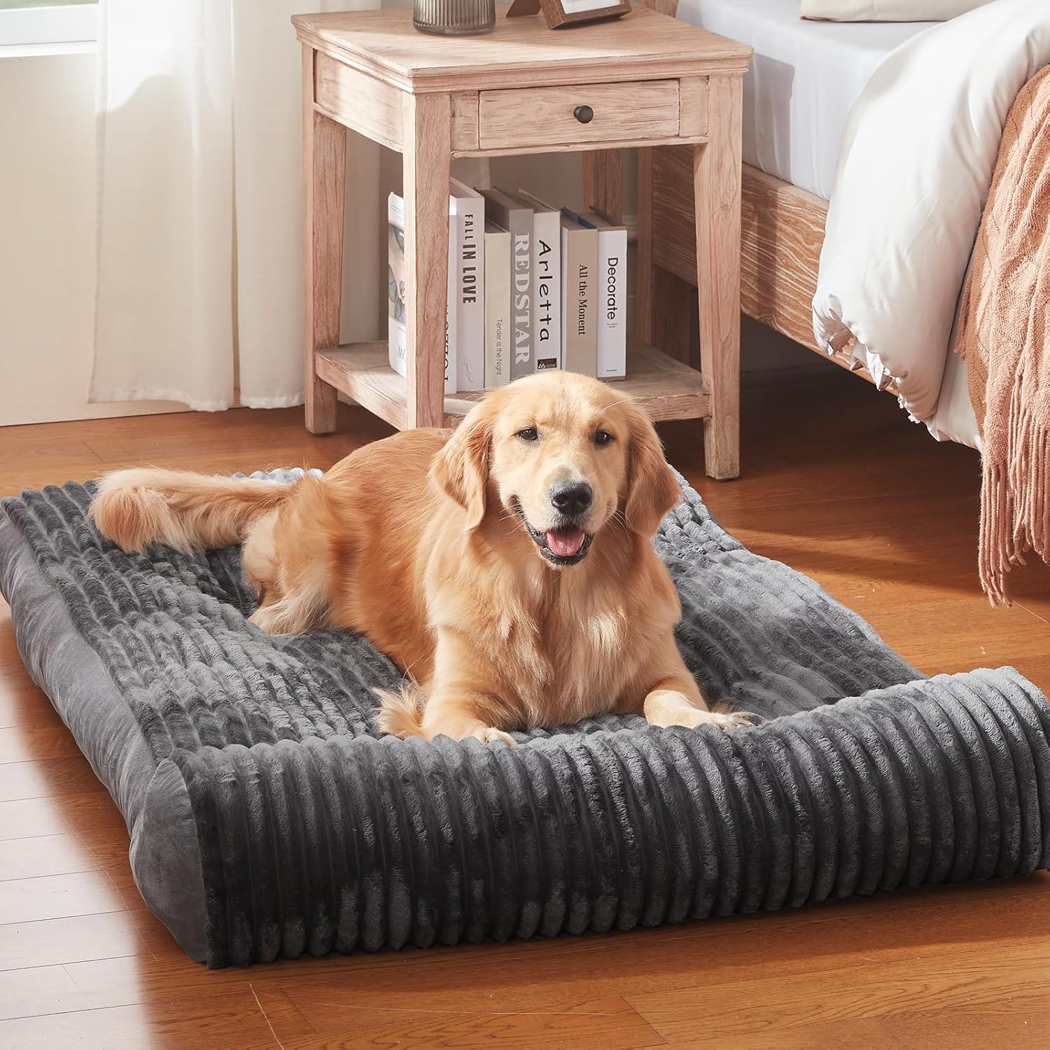 Dog Beds for Medium,Large Dogs Breeds,Sofa Dog Bed with Pillow for Cra