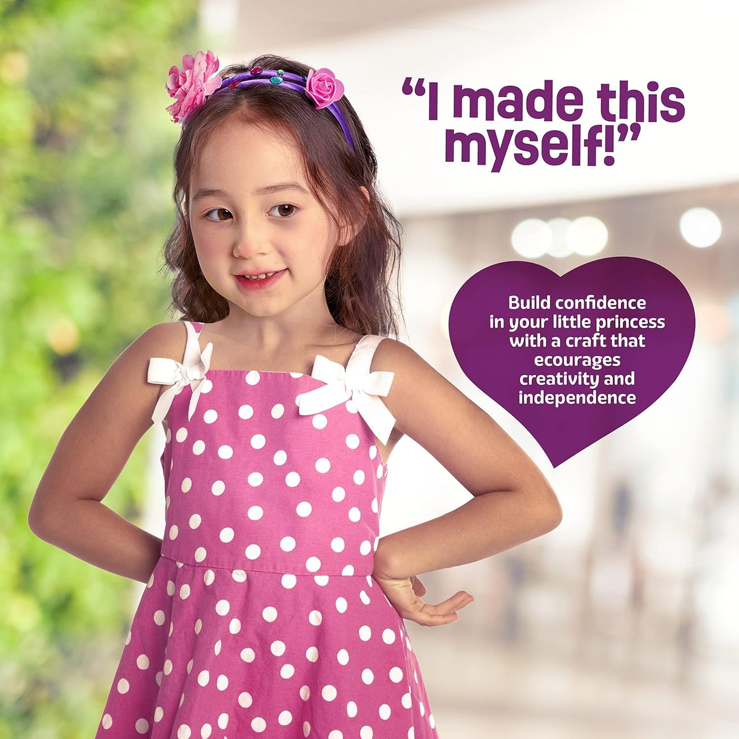 Pretty Me Headband Making Kit for Girls - Arts & Crafts Easter Gift - 