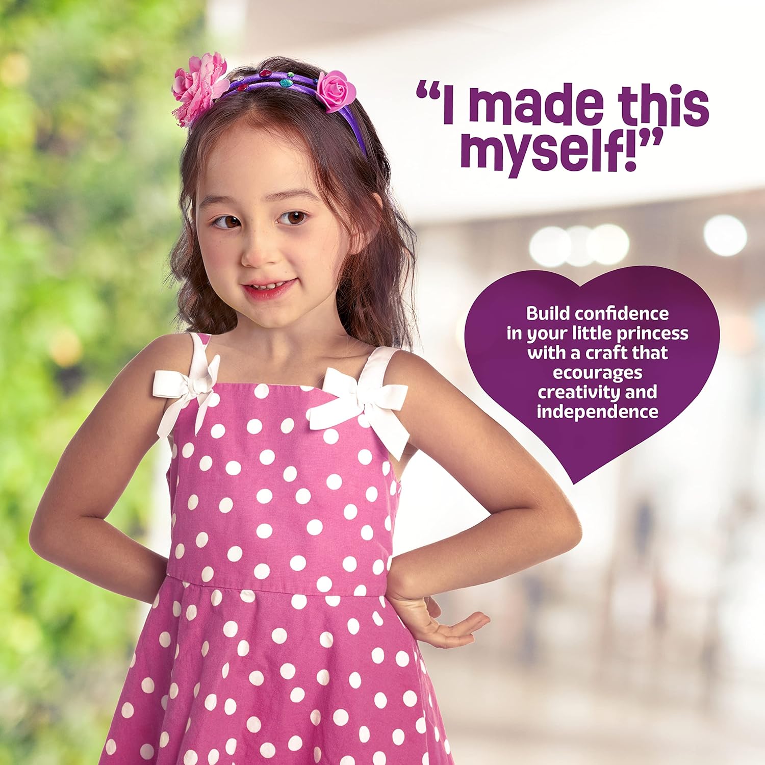 Pretty Me Headband Making Kit for Girls - Arts & Crafts Easter Gift - 