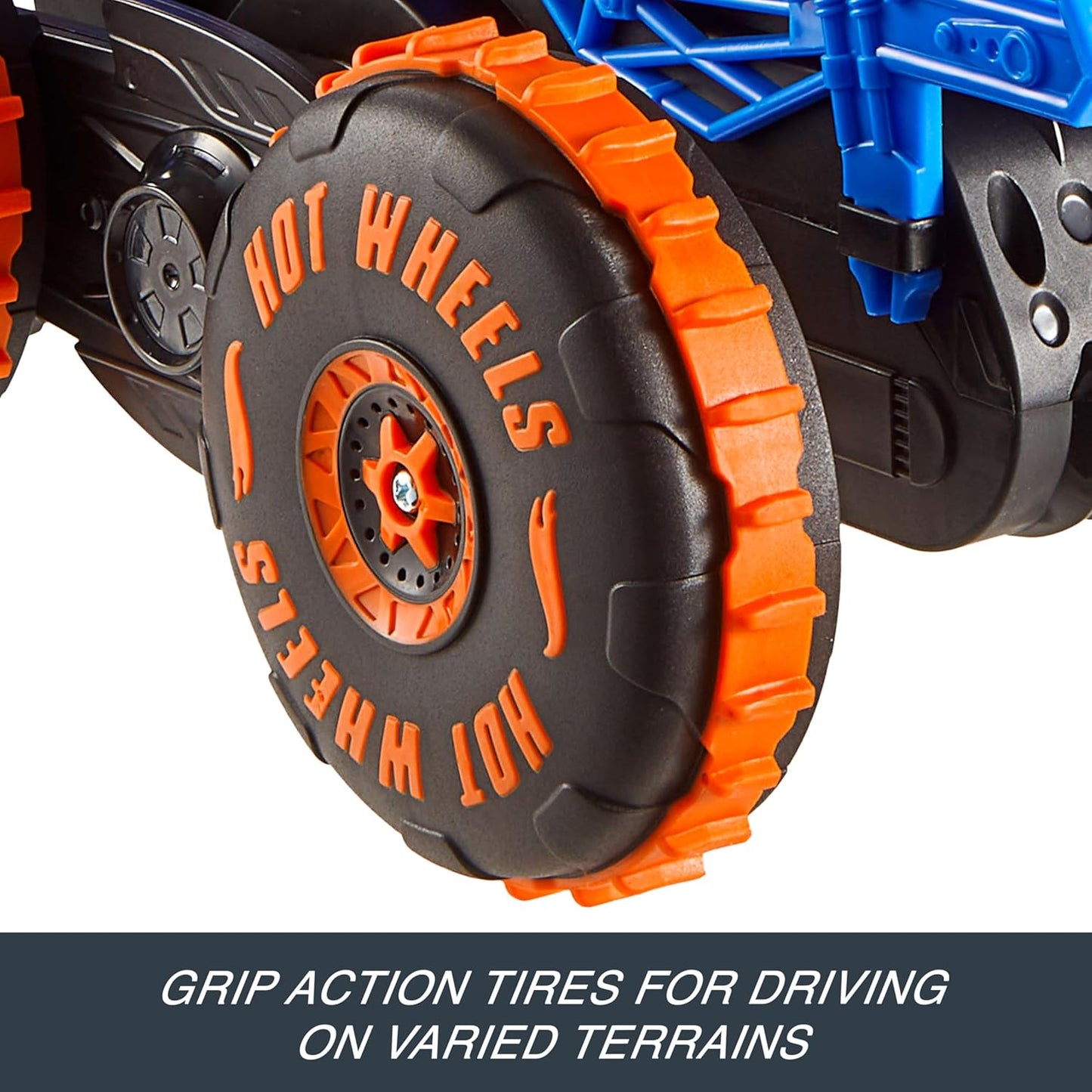Hot Wheels Monster Trucks Remote Control Toy Vehicle, Large-Scale RC T