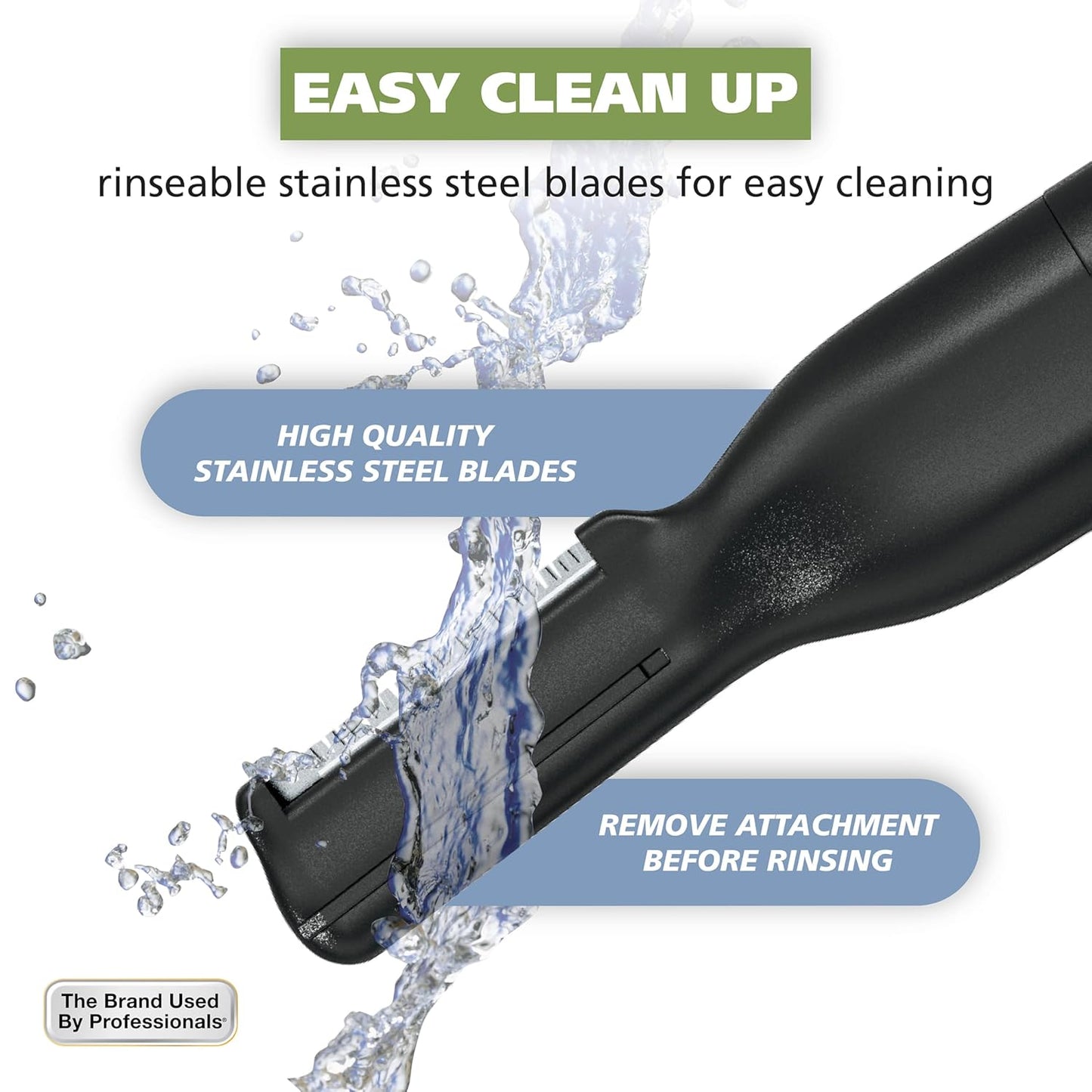 Wahl Micro Groomsman Battery Personal Trimmer for Hygienic Grooming wi