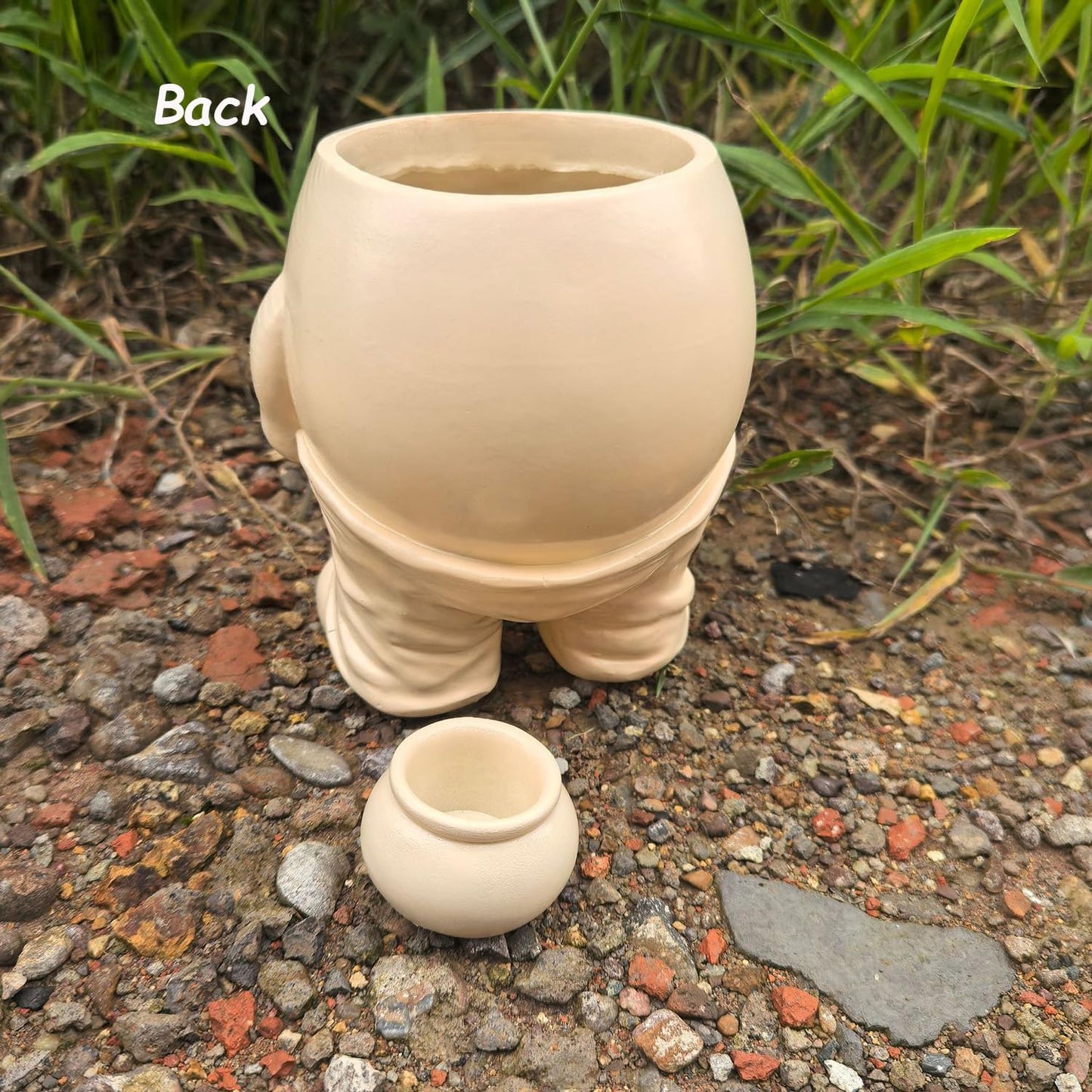 Head Planter,Unique Face Flower Vase Peeing Pot Head Planter for Indoor and Outdoor Decor, Cute Cactus Face Funny Office Plant Pots, Novelty Gift Set