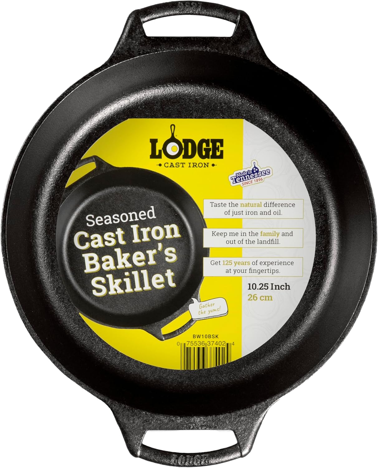 Lodge Cast Iron Baker’s Skillet