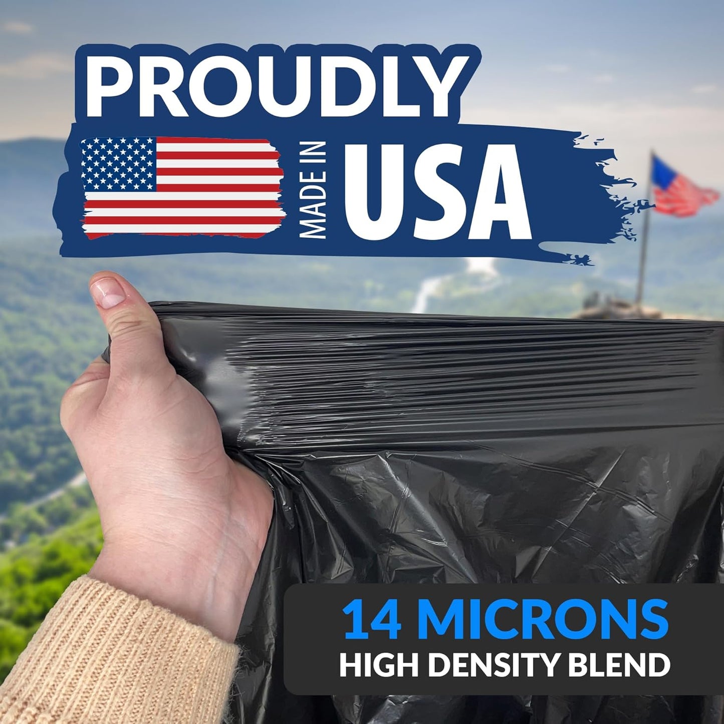 Reli. 40 to 45 Gallon Trash Bags Heavy Duty | 250 Trash Bags | Super S